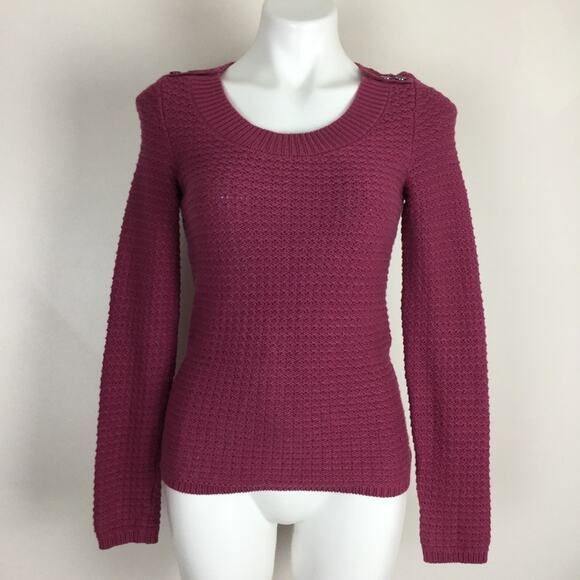 Martin + Osa Magenta Knit Sweater XS - Picture 2 of 5
